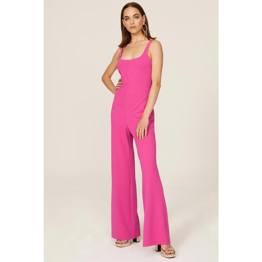 Esteban Cortazar x RTR Pink Scoop Neck Jumpsuit Size S Good Condition ex-RTR